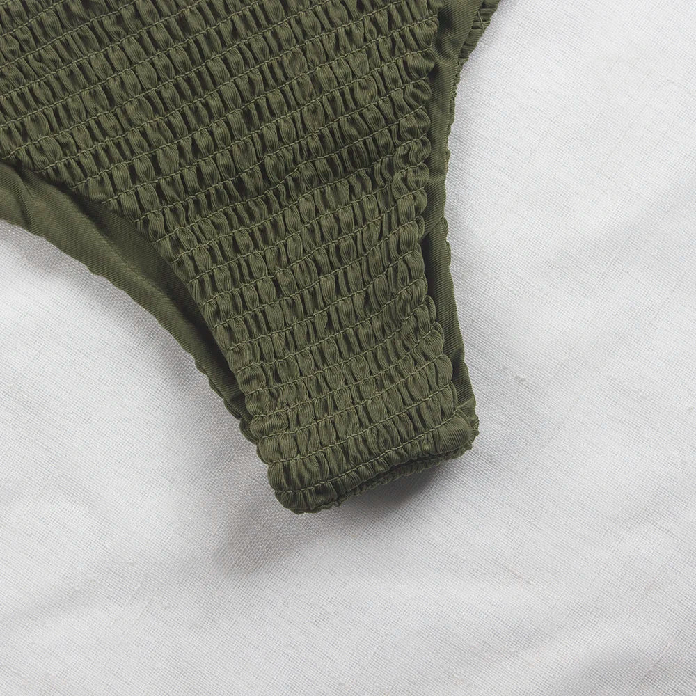 Sexy Pleated Bikinis