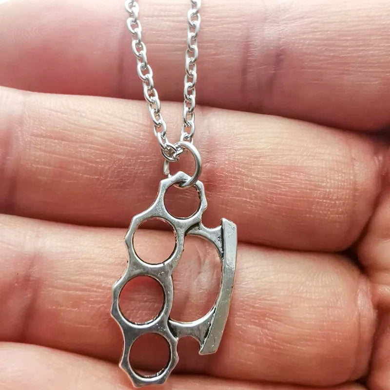 Brass Knuckles Pendant