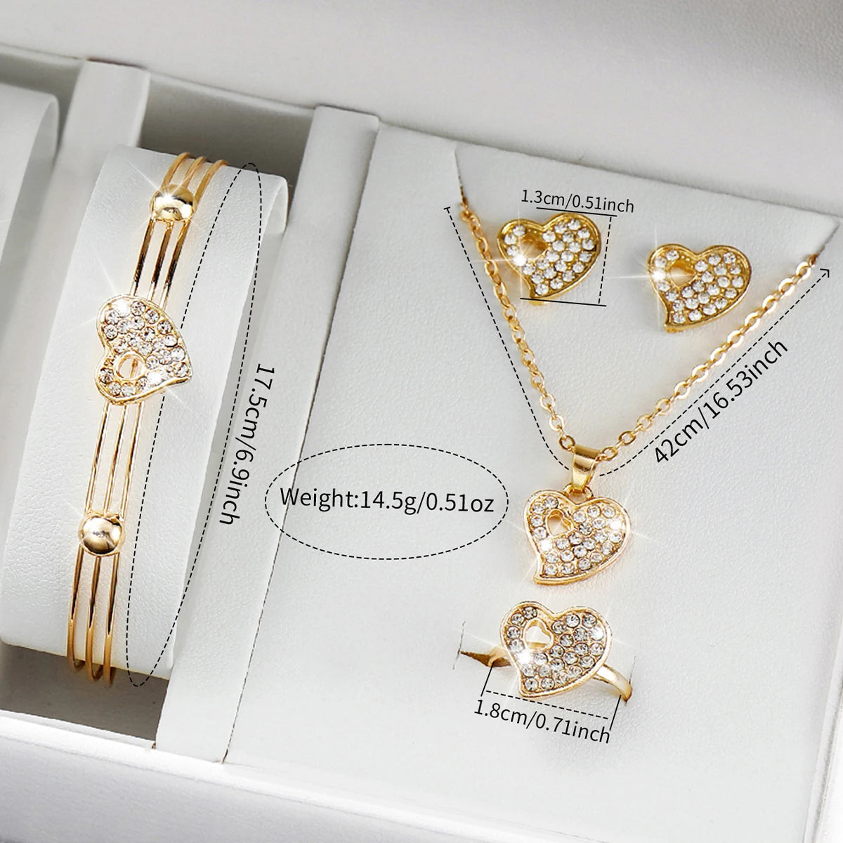 6PCS/Set Women's Watch