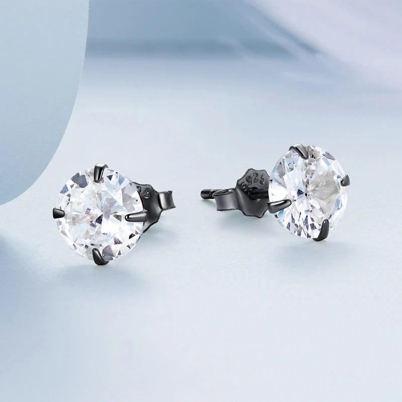 Bamoer CZ Stud Earrings