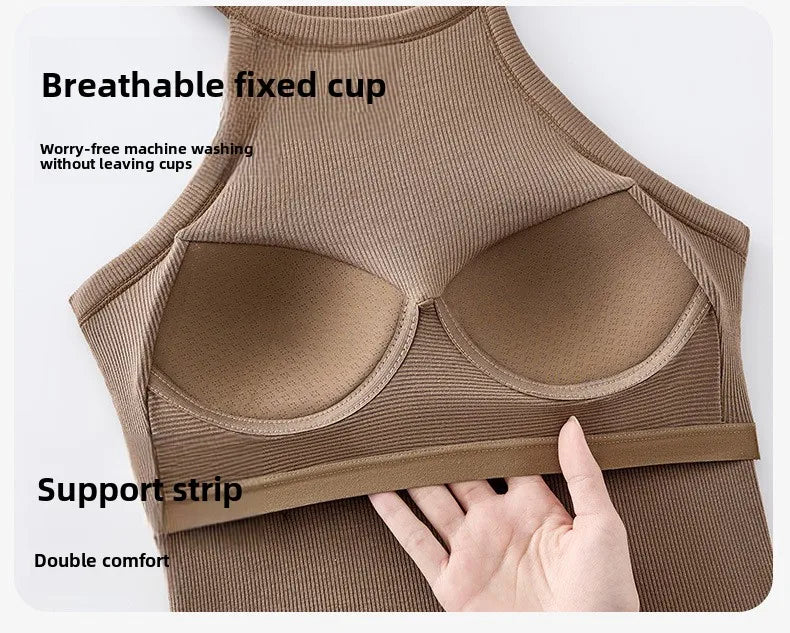 Threaded Halter Neck