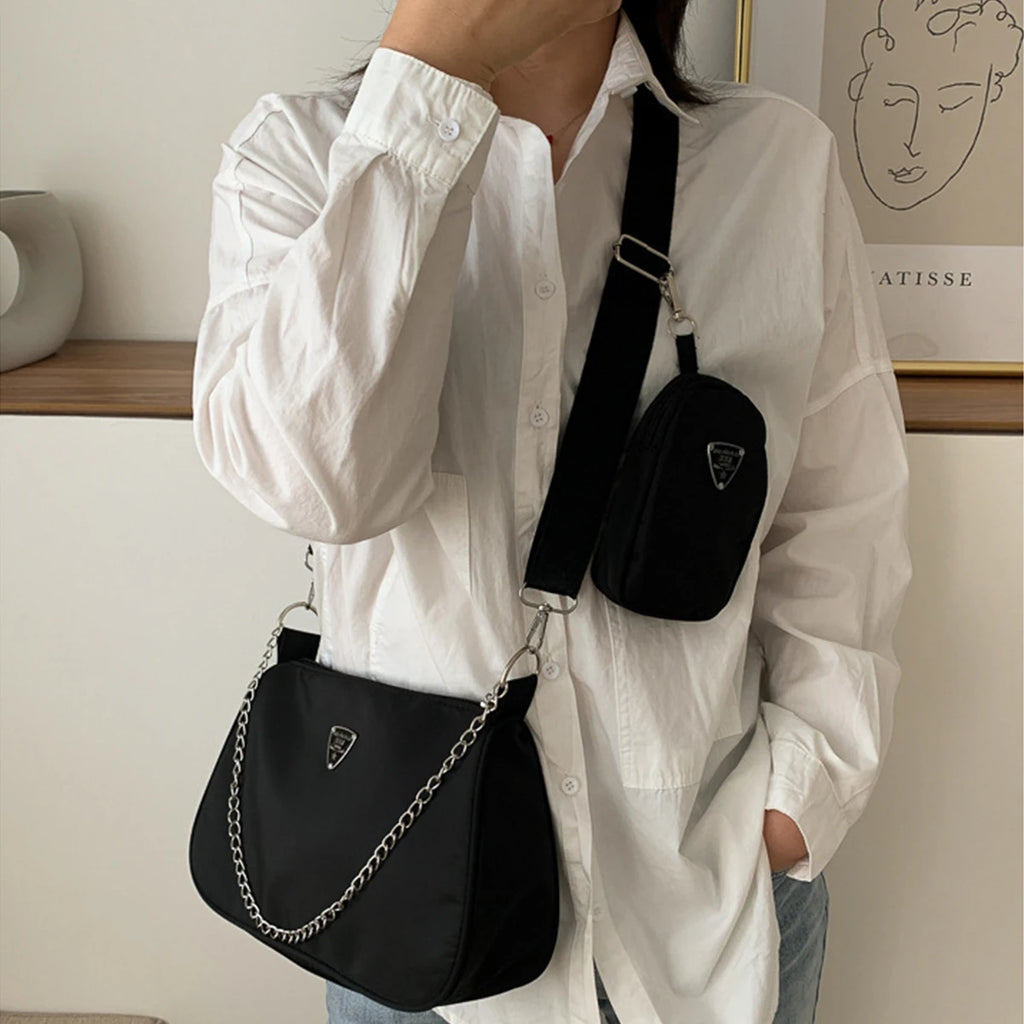 Nylon Crossbody Bag