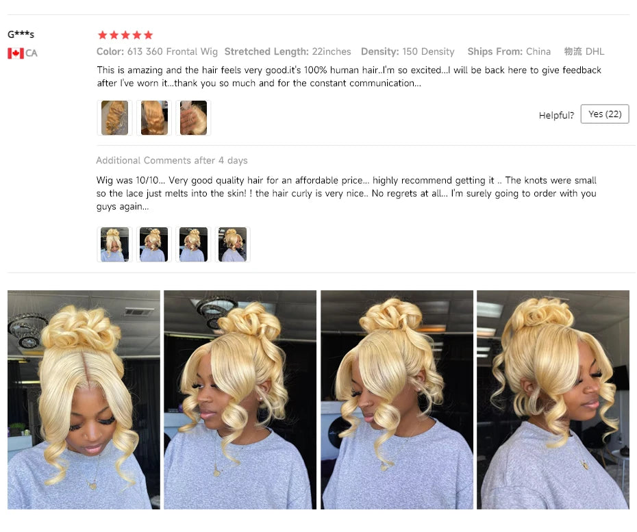 613 Lace Frontal Wig