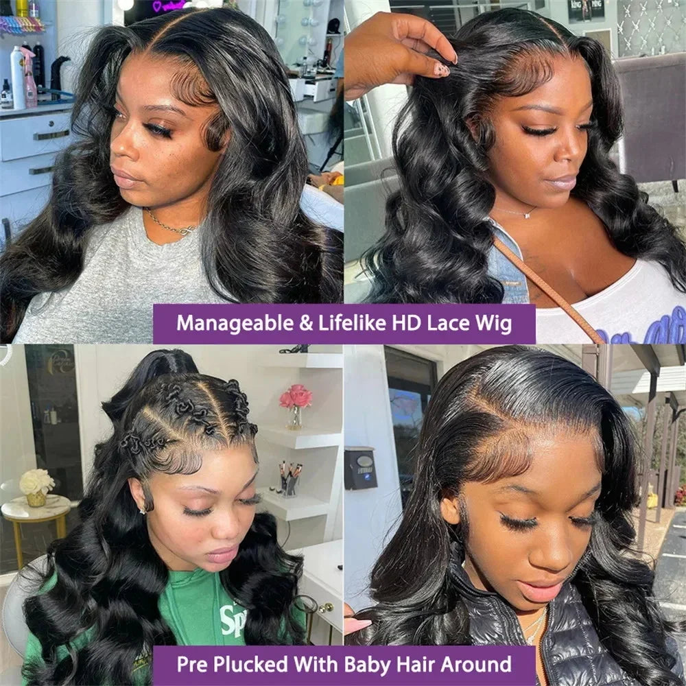 Body Wave Wigs Pre Plucke