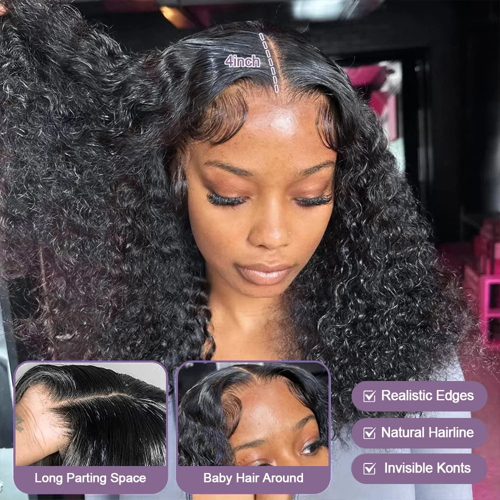 Human Hair Bob Pixie Cut Wige-Cut Bleached No Glue Wig