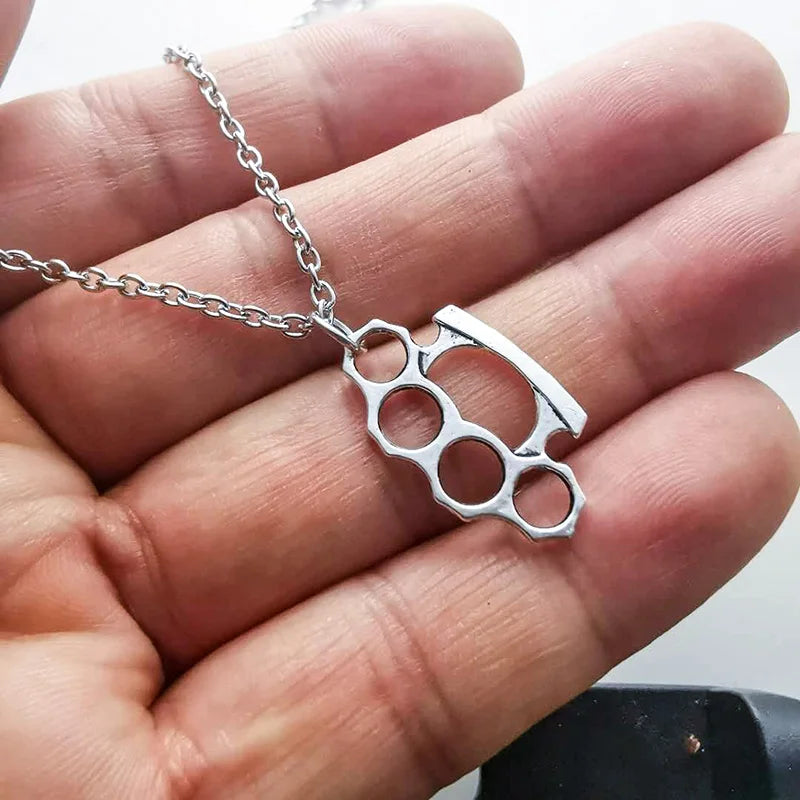 Brass Knuckles Pendant