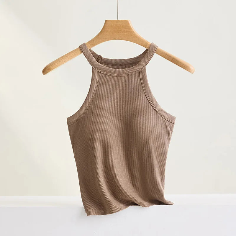Threaded Halter Neck