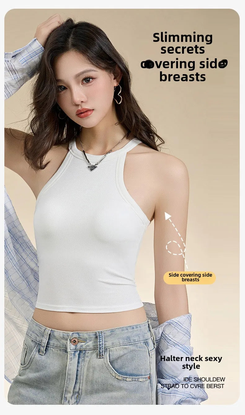 Threaded Halter Neck