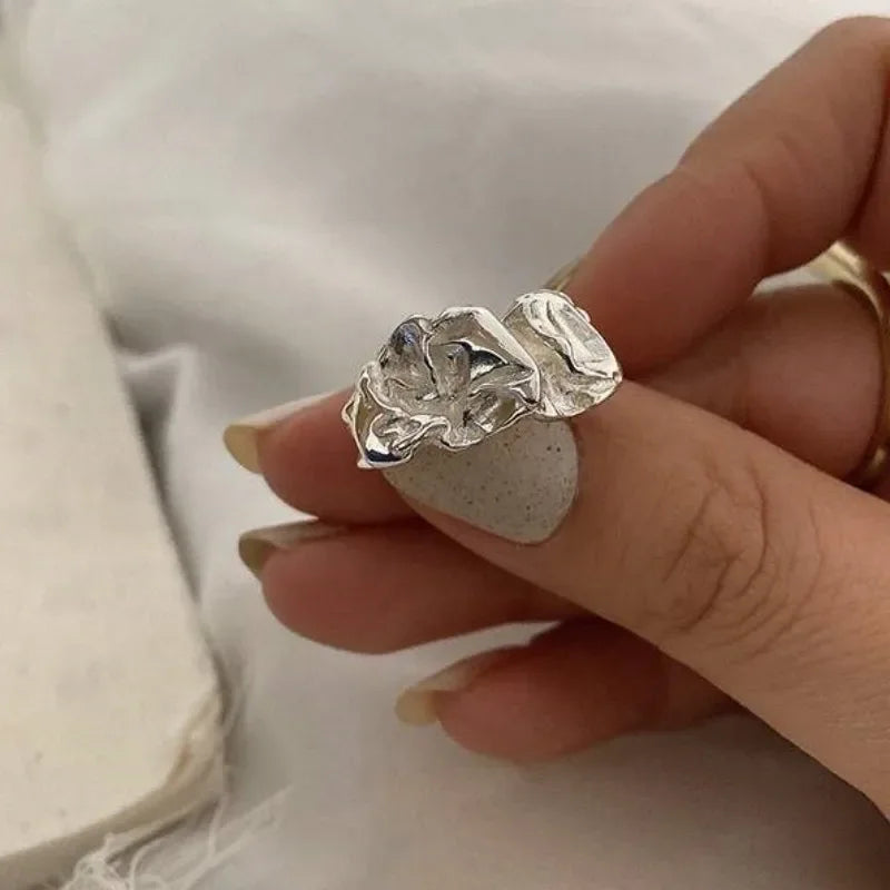 New Silver Color Ring