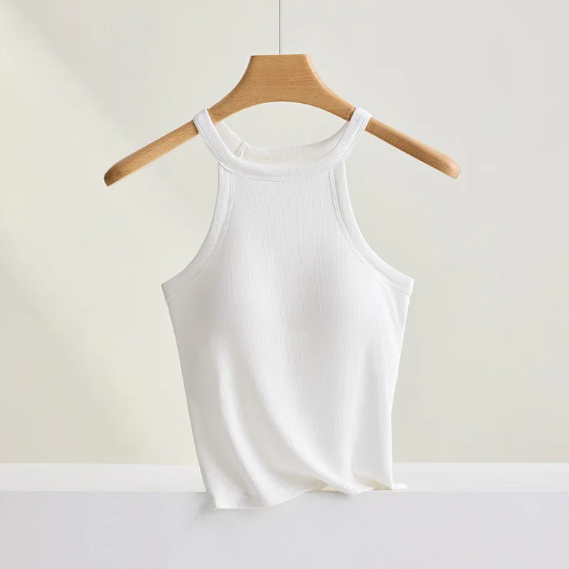 Threaded Halter Neck
