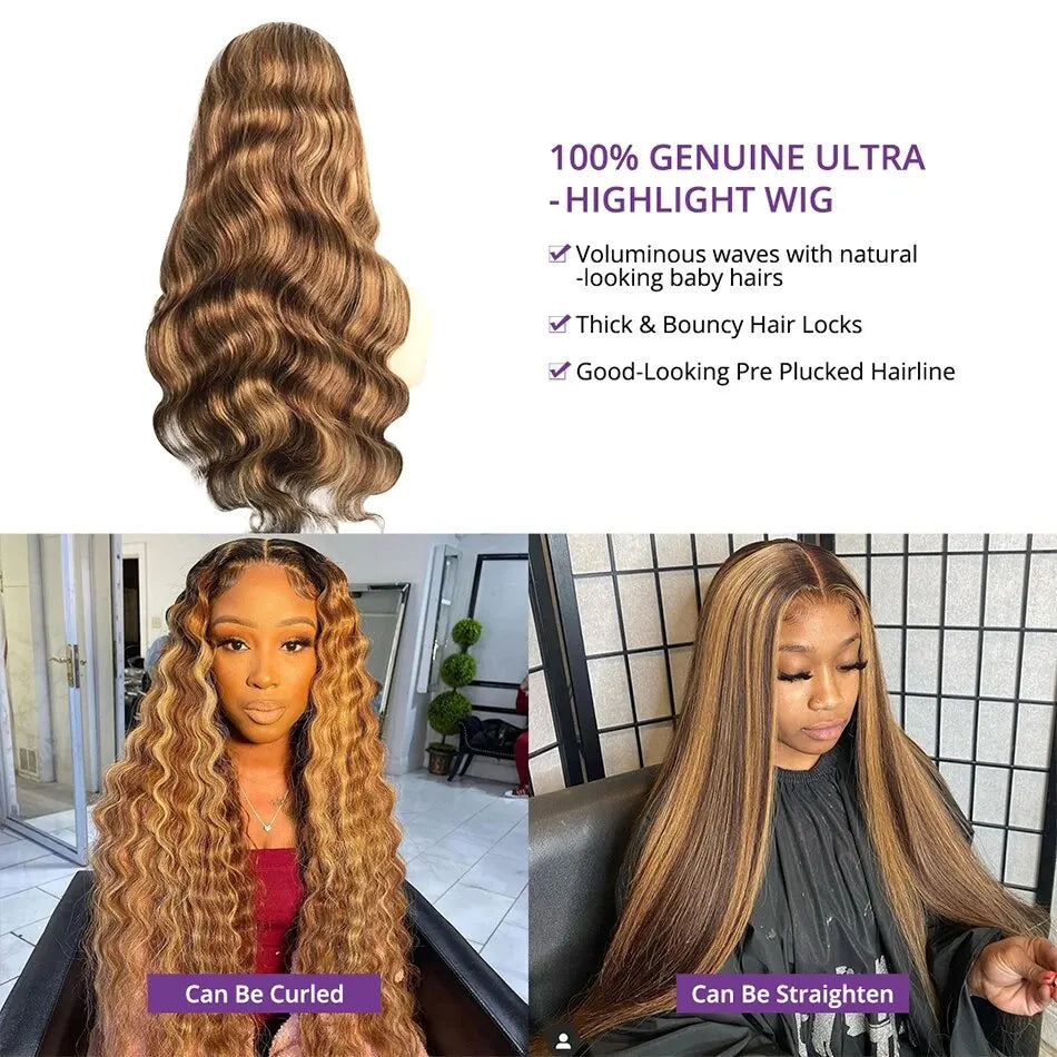 Highlight Wig Human Hair