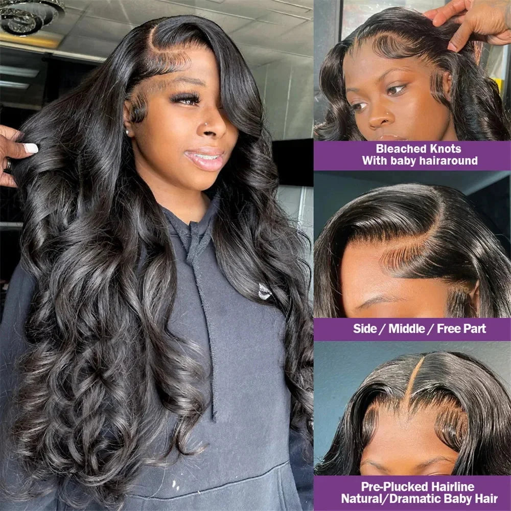 Body Wave Wigs Pre Plucke