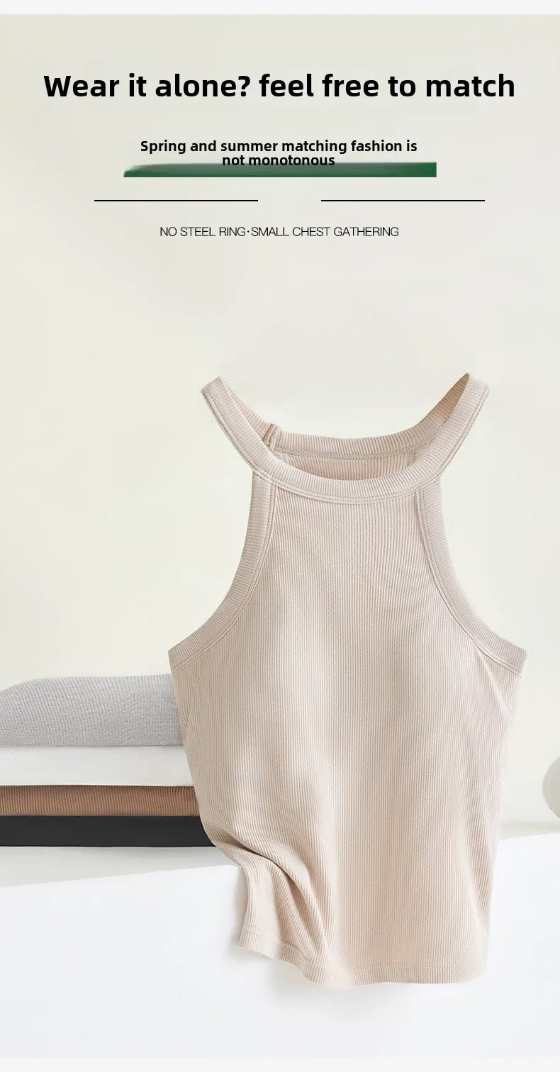 Threaded Halter Neck