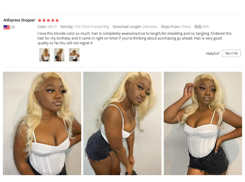 613 Lace Frontal Wig