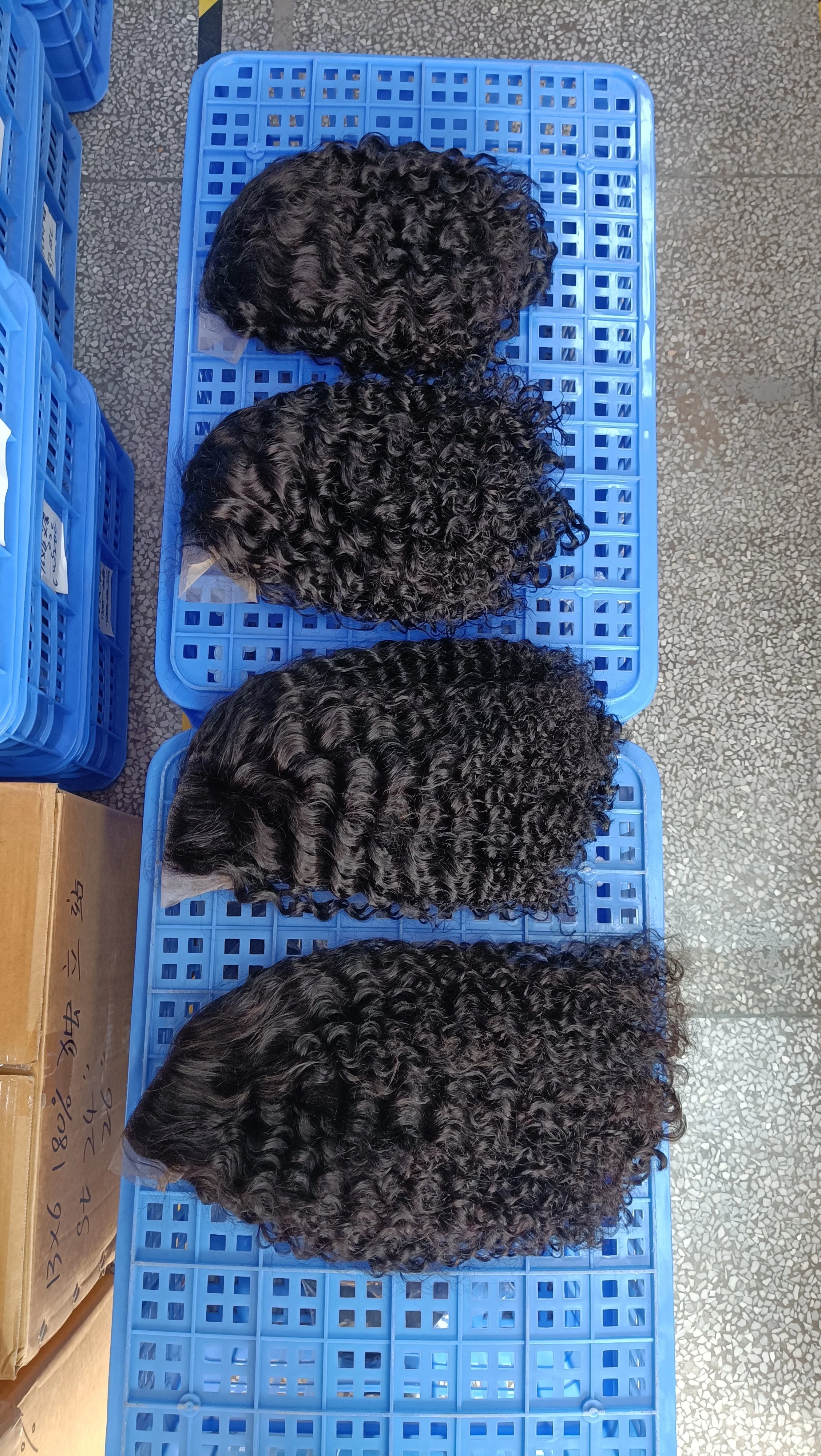 Human Hair Bob Pixie Cut Wige-Cut Bleached No Glue Wig