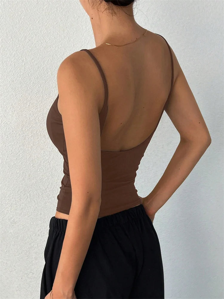 Women Backless Cami