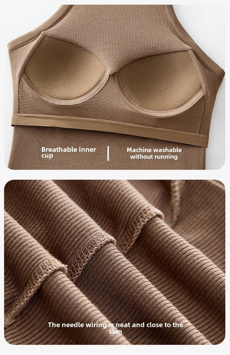 Threaded Halter Neck