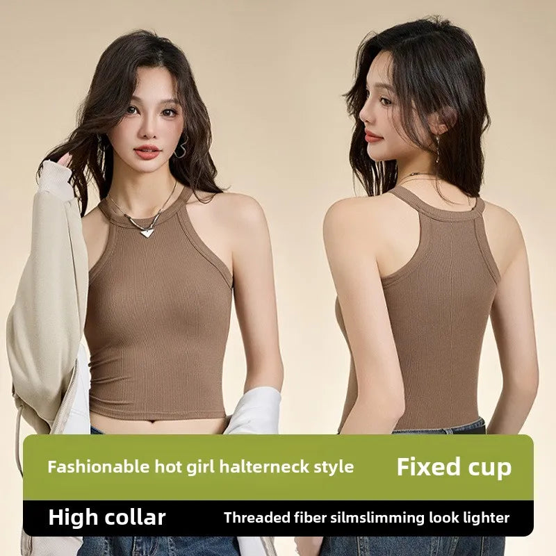 Threaded Halter Neck