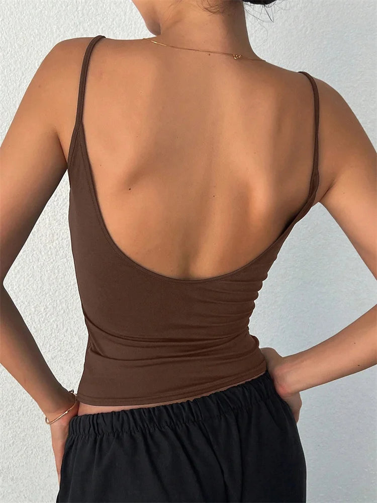 Women Backless Cami