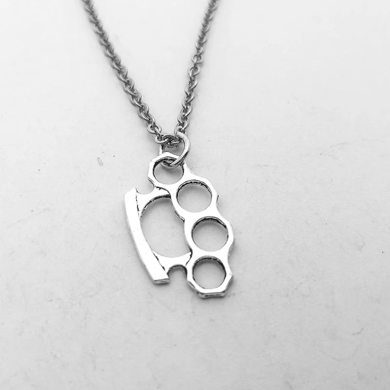Brass Knuckles Pendant