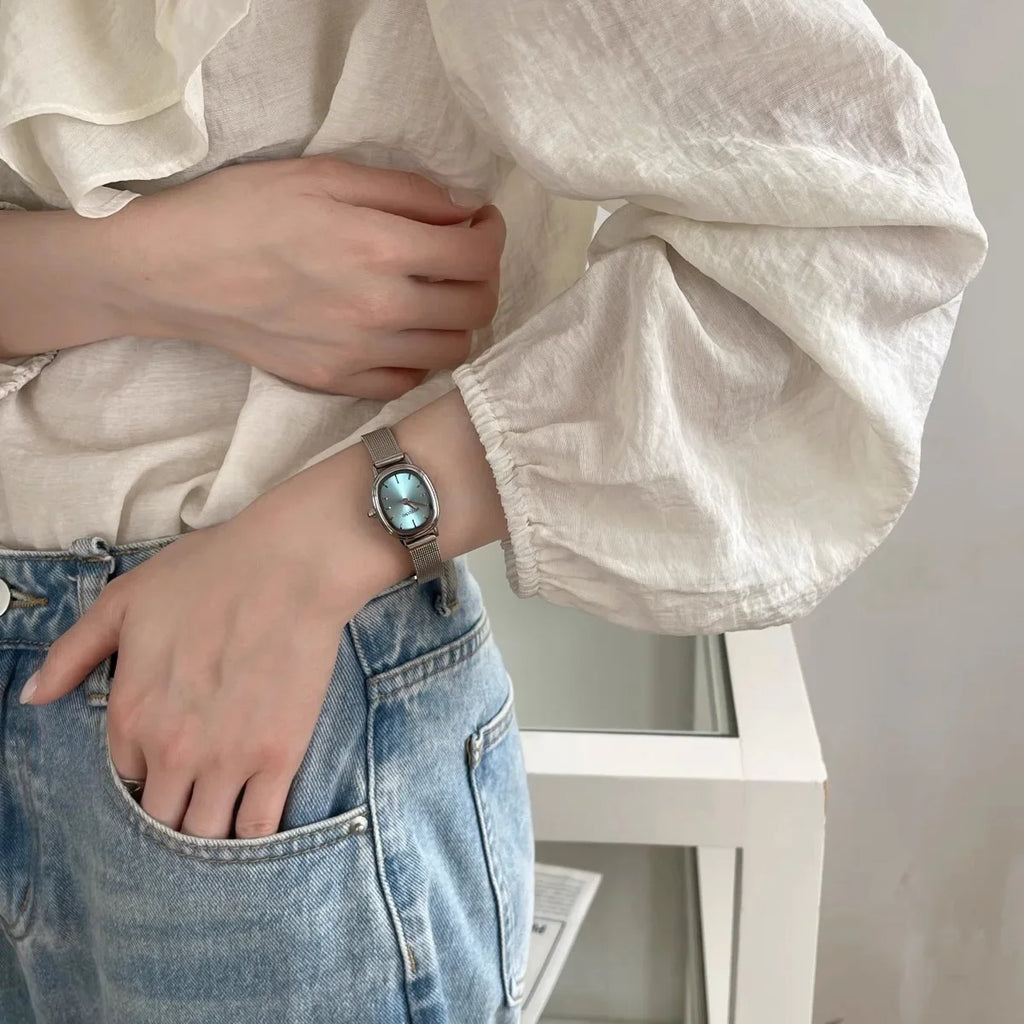 Small Oval Dial Green