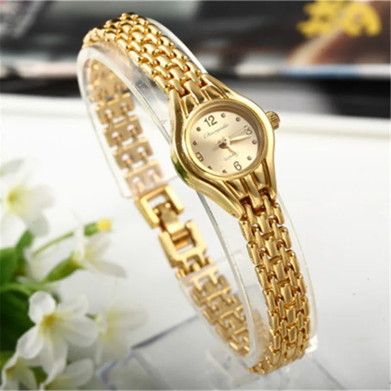 Golden Bracelet Watch