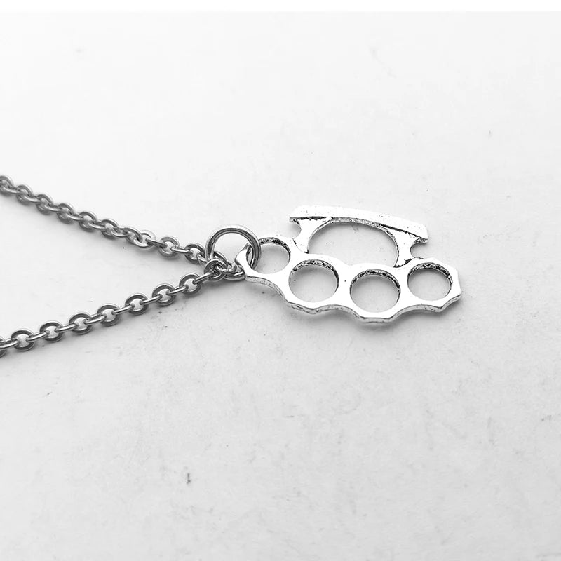 Brass Knuckles Pendant
