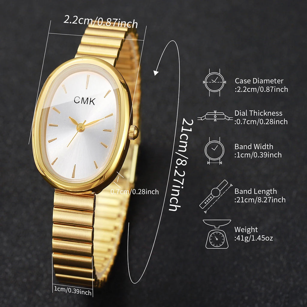 Fashion Oval Dial Women
