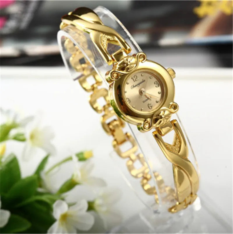 Golden Bracelet Watch