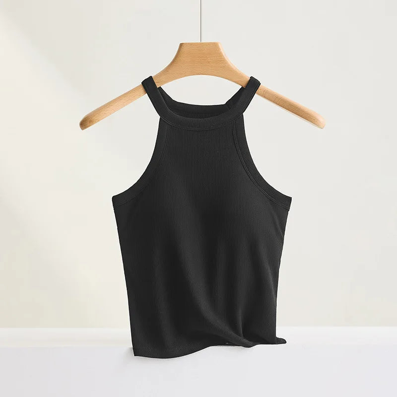 Threaded Halter Neck