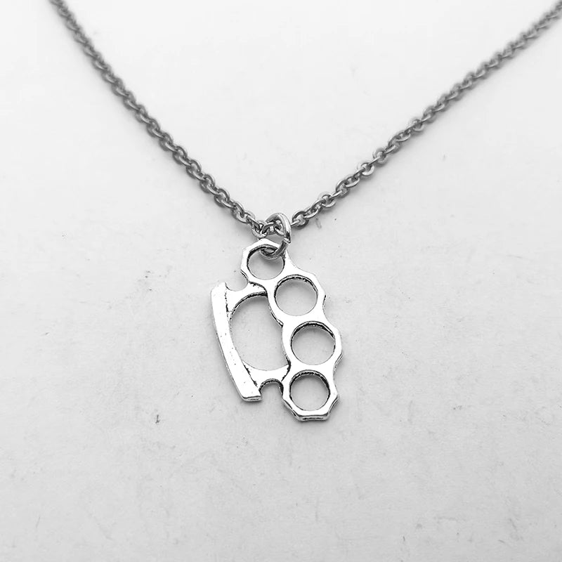 Brass Knuckles Pendant