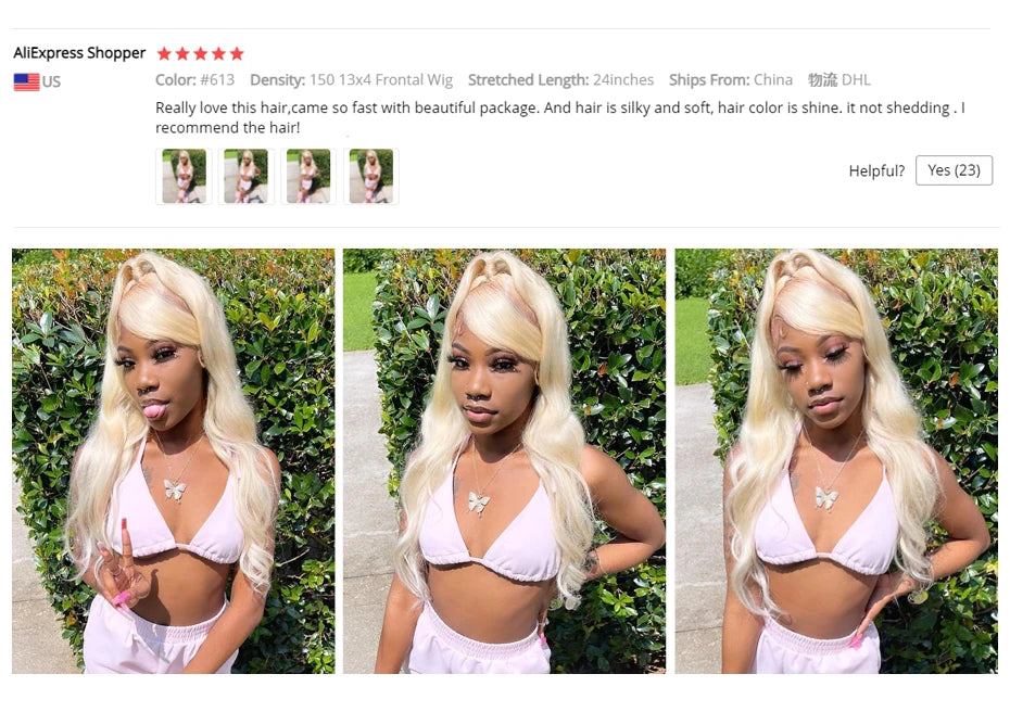 613 Lace Frontal Wig