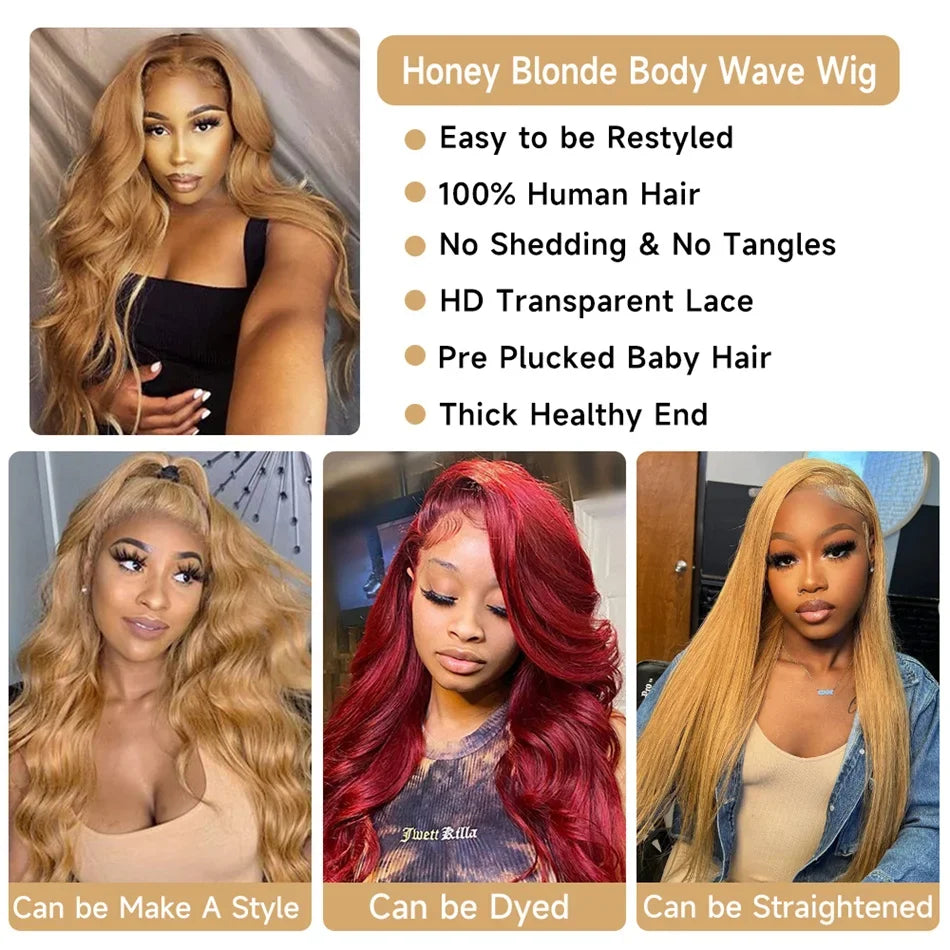 Honey Blonde Body Wave
