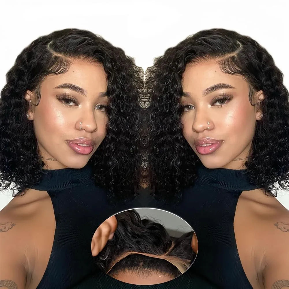 13x4 Curly Bob Wig