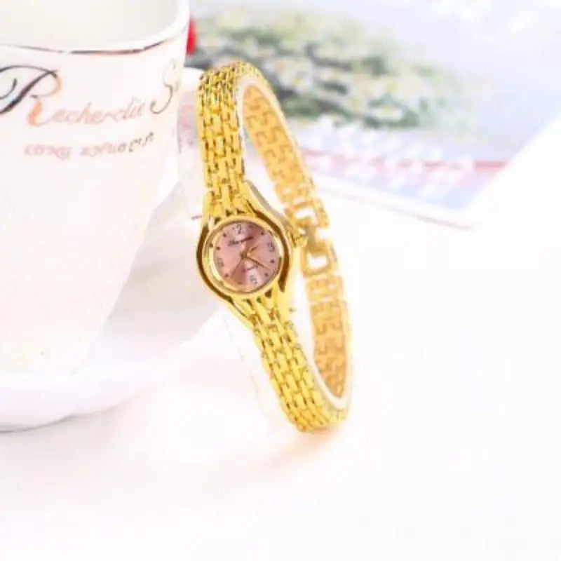Golden Bracelet Watch