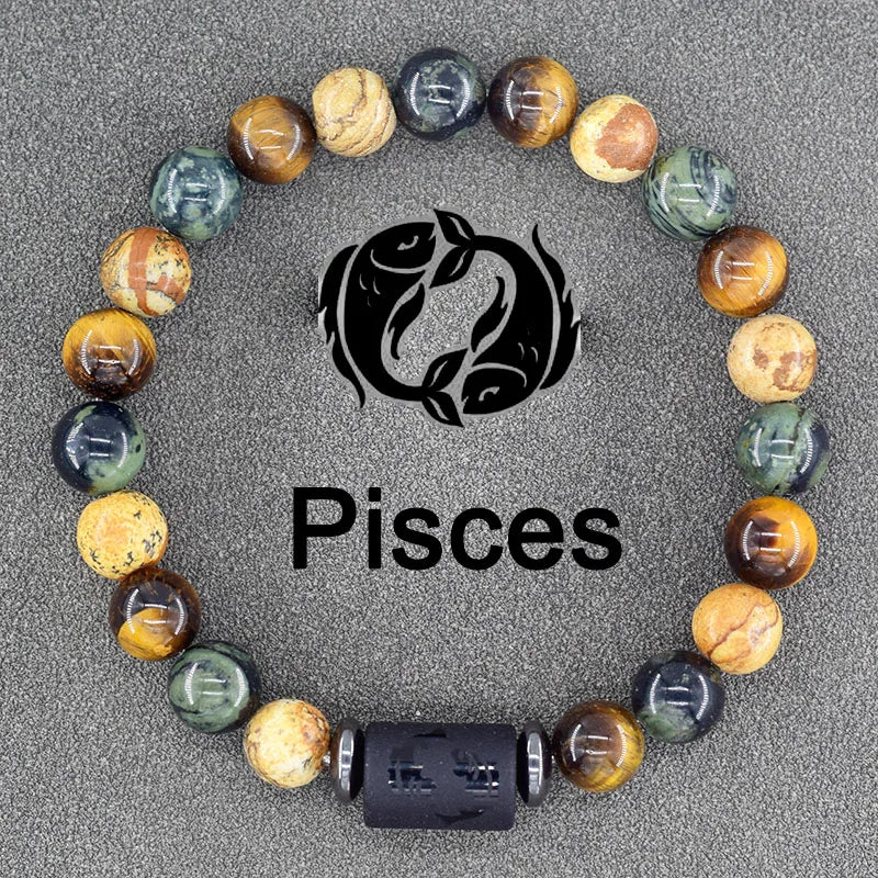 12 Zodiac Sign Bracelet