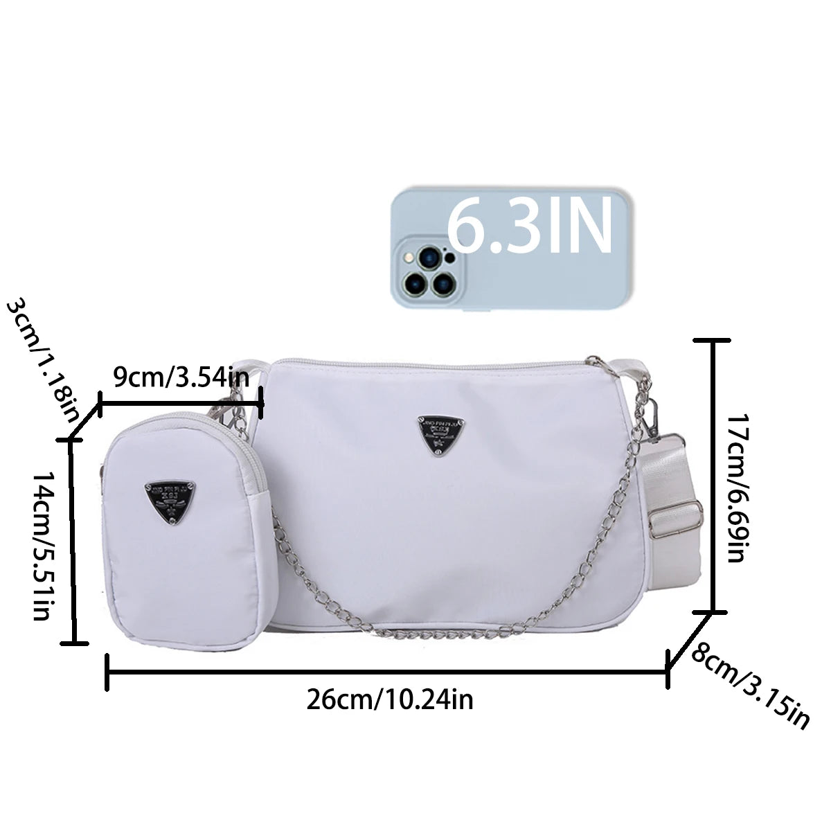 Nylon Crossbody Bag
