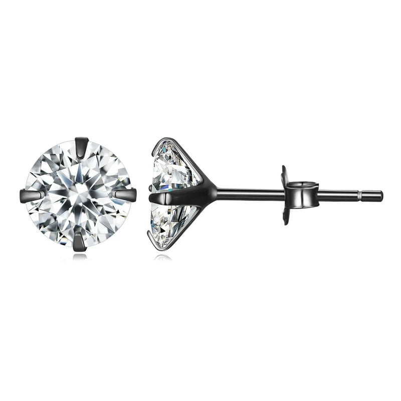 Bamoer CZ Stud Earrings