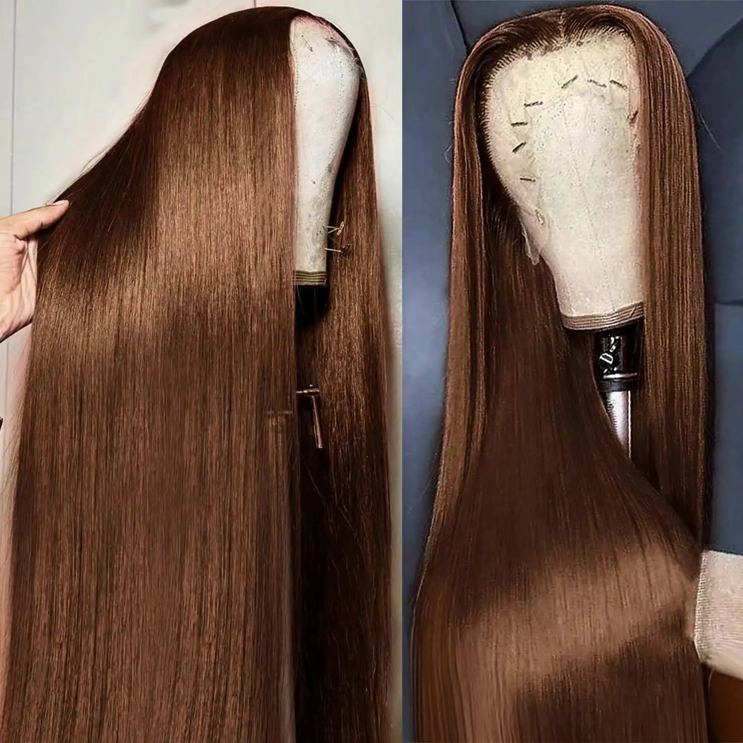 Chocolate Brown Frontal Wig