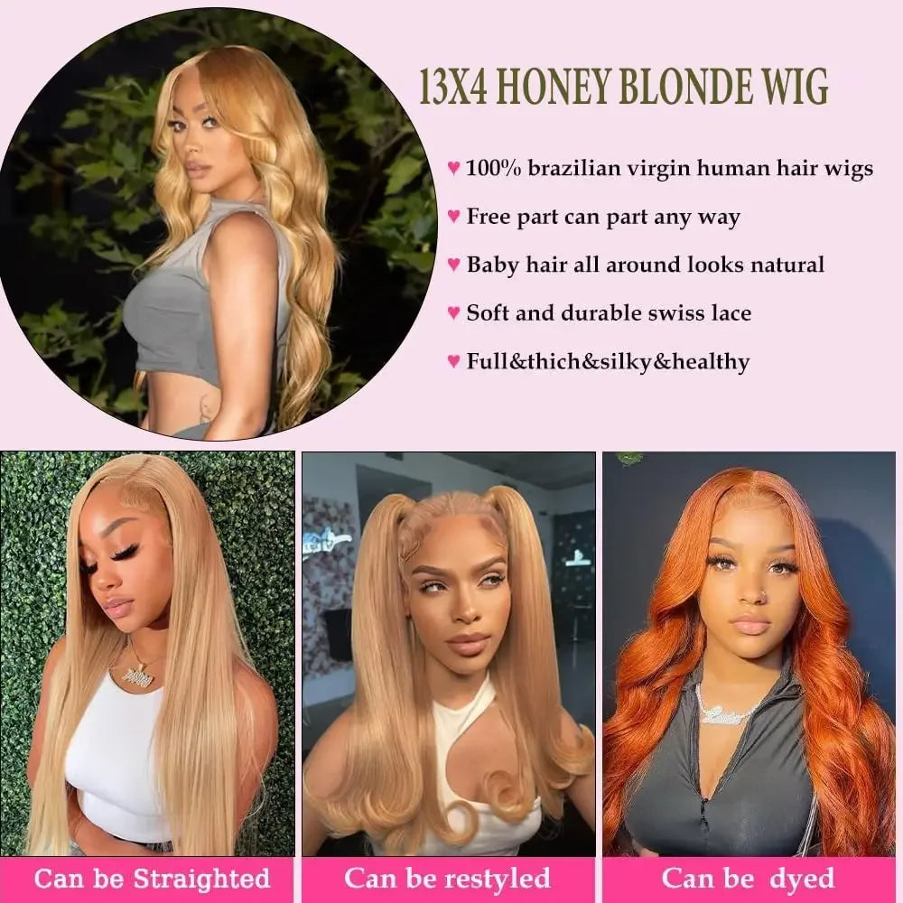 180% Density 13x6 HD Lace Front Wig
