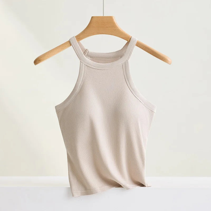 Threaded Halter Neck