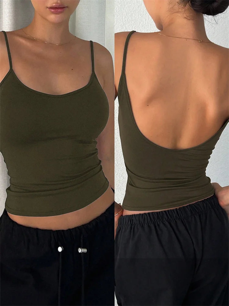 Women Backless Cami