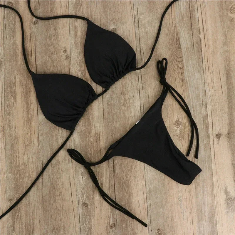 Sexy Thong Bikini Set