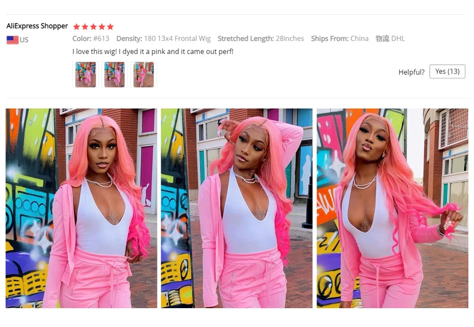 613 Lace Frontal Wig