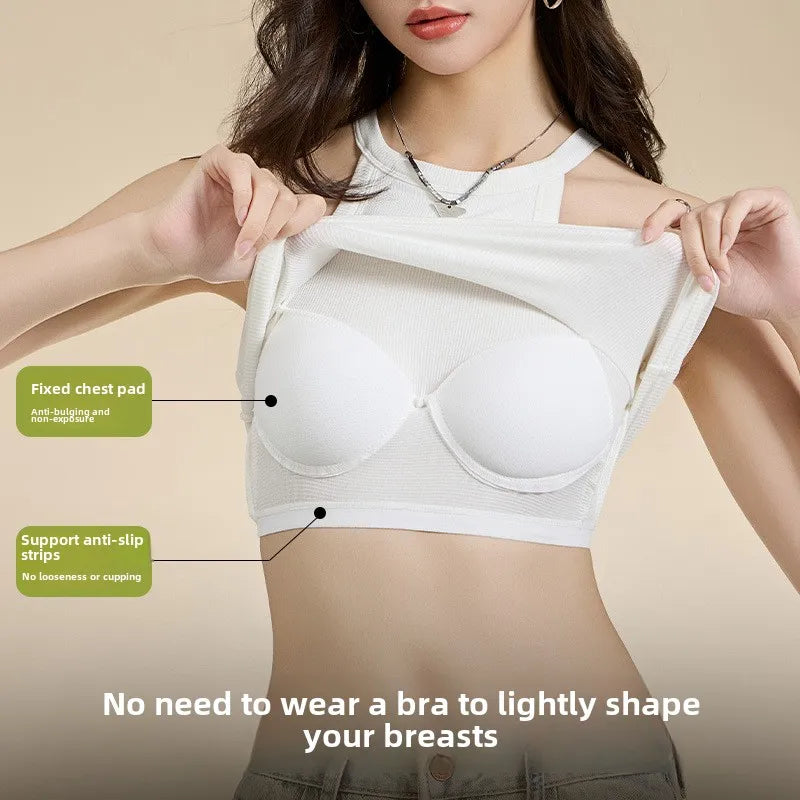 Threaded Halter Neck