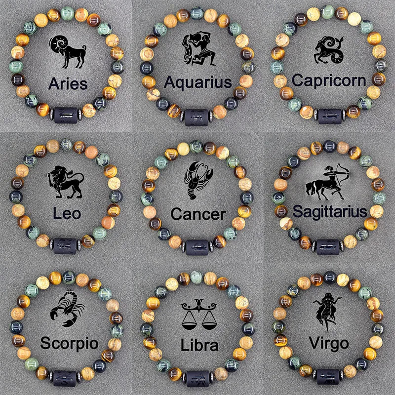 12 Zodiac Sign Bracelet