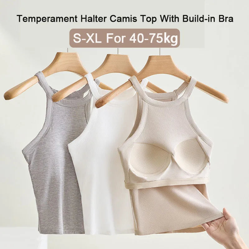 Threaded Halter Neck