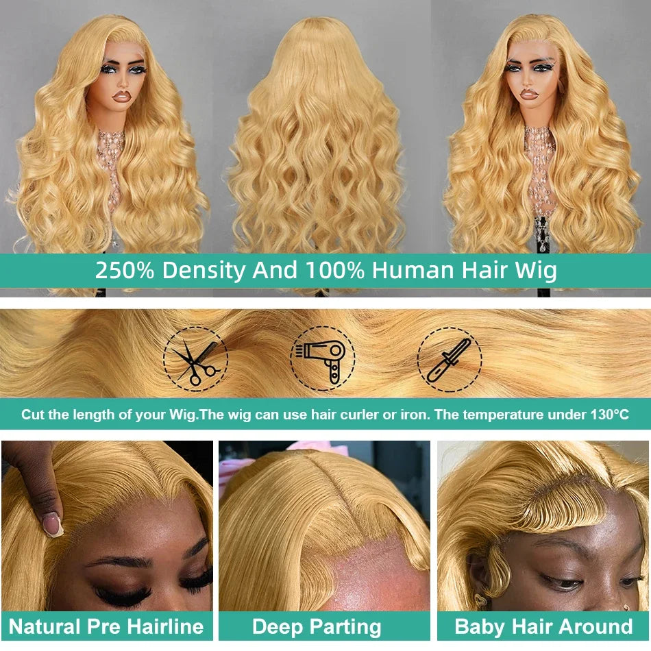 30# Honey Blonde Wig