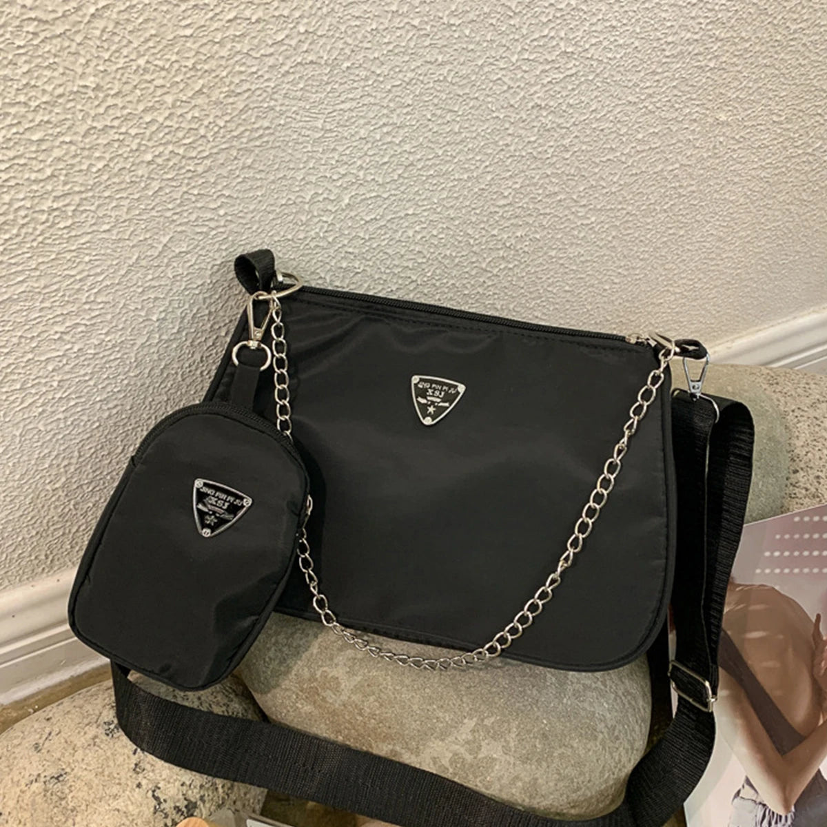 Nylon Crossbody Bag