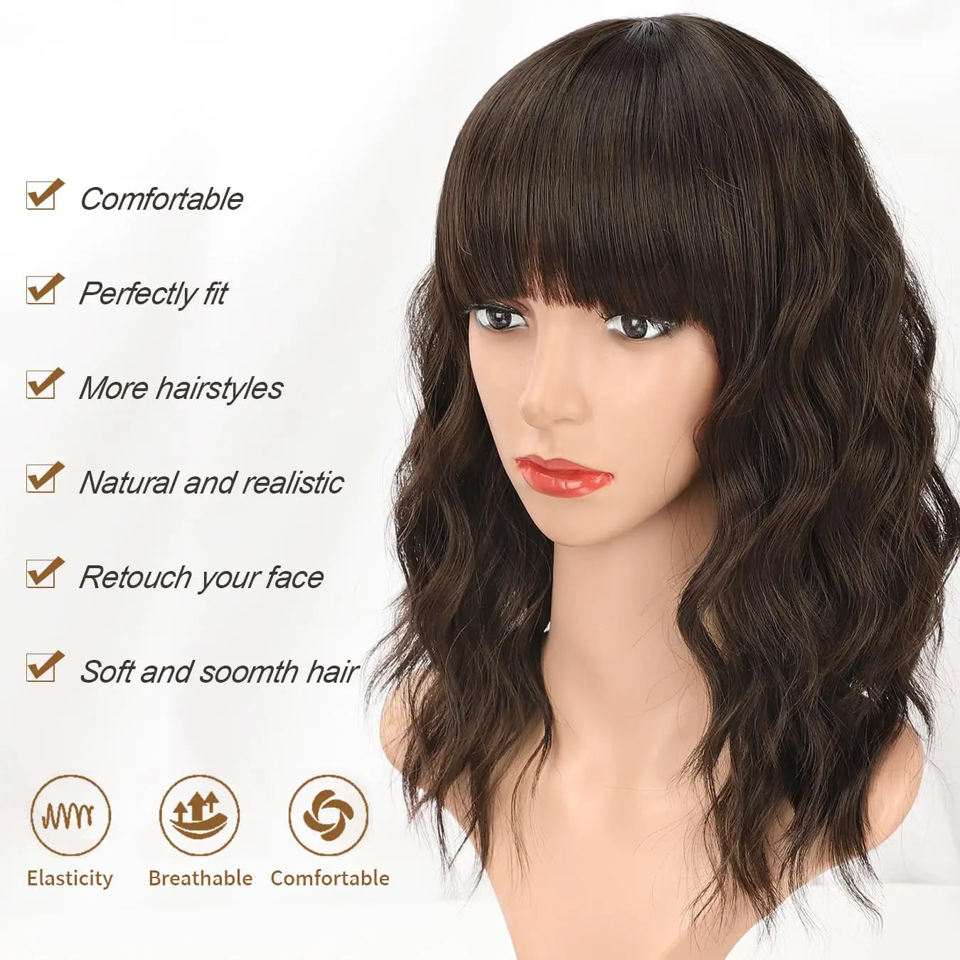 HAIR Natural Brown Synthetic